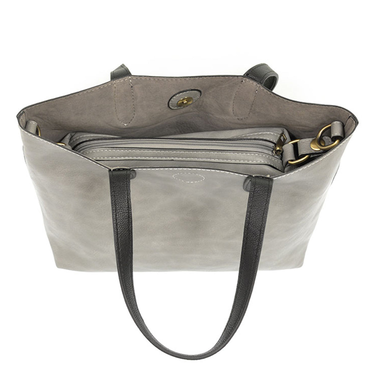 Joy Accessories Mariah handbag grey open