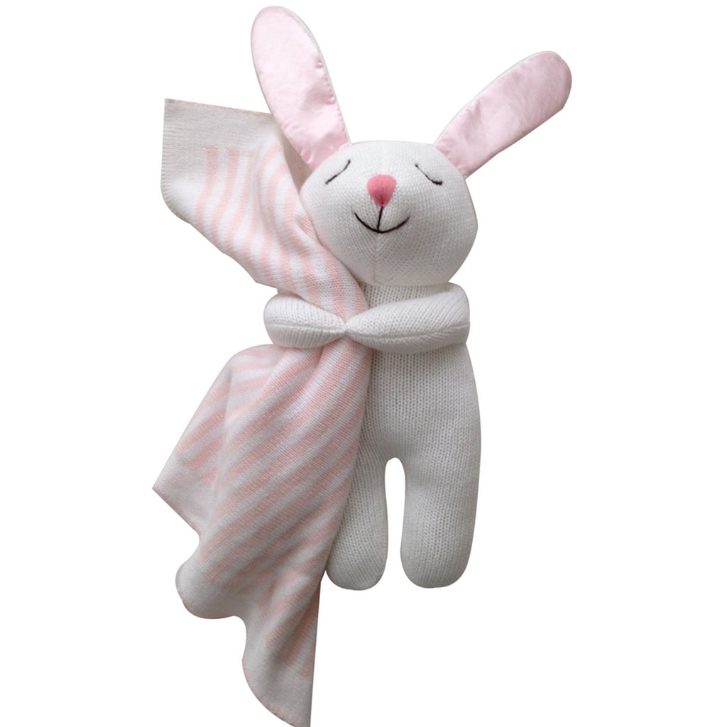 Rosie the rabbit baby burrito with blanket baby gift