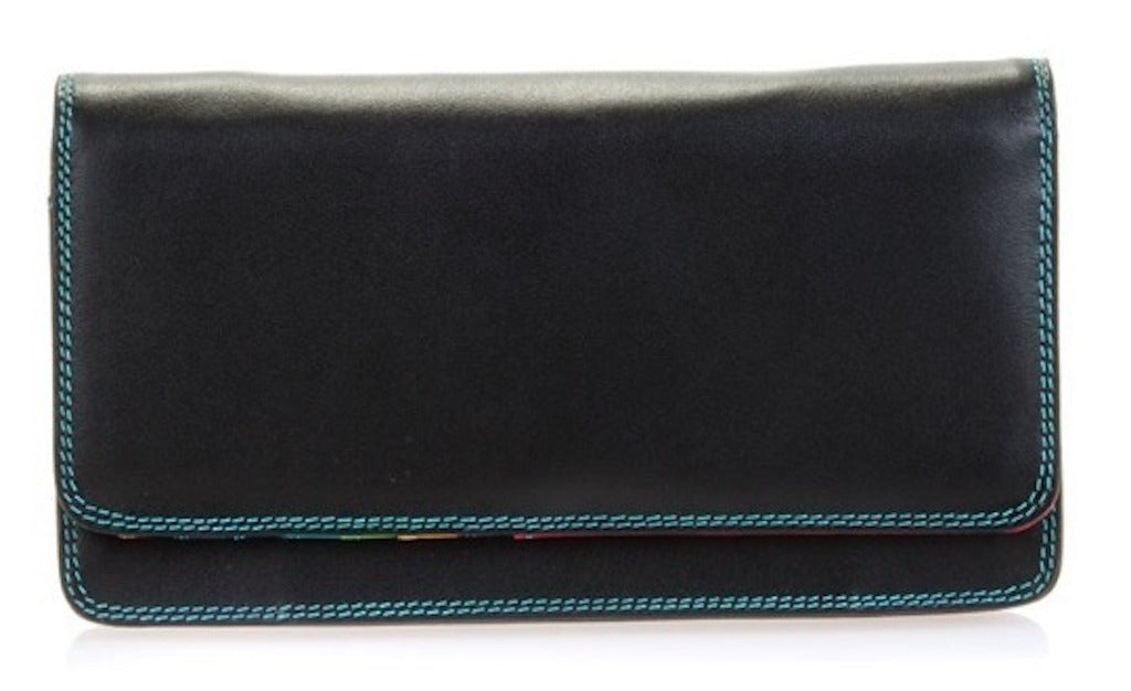 My Walit medium matinee wallet black pace front view