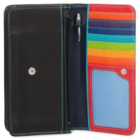 My Walit medium matinee wallet black pace open view